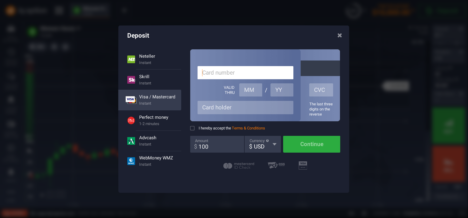 Deposit replenishment options