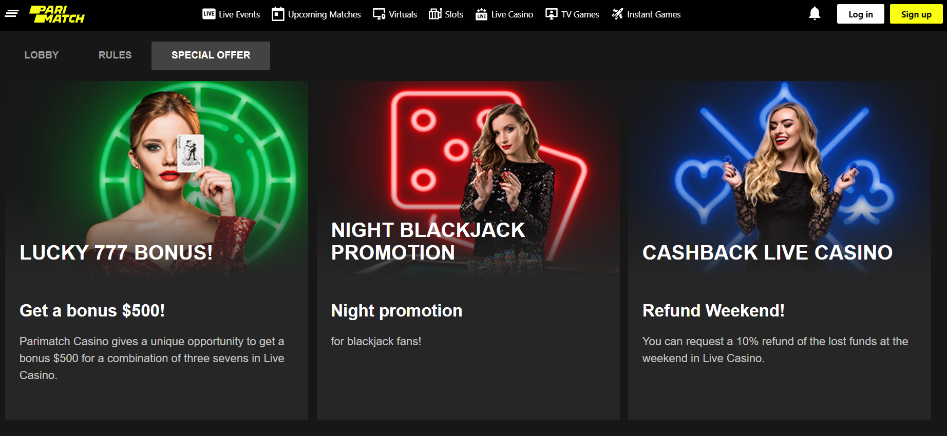 Other bonuses and promo codes